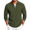Sudadera casual de estilo extremo para hombre, otoño 2026, estilo americano, con textura de punto elástico, patrón de hueso de serpiente, cuello semiabierto, manga larga
