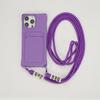 Adecuado para ip16promax trend 15 cordón 14 funda blanda 13 anticaída 7/8p mismo color doble cuerda tarjeta estuche 11 funda para teléfono móvil