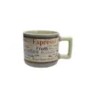 Taza Retro con Letras Americanas, Taza de Café de Recuerdo, Taza para Beber para el Hogar al por Mayor, Taza de Café con Leche para Oficina