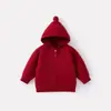 Outono Inverno 2026 Moletom de Tricô para Meninas Suéter Top para Menininha Jaqueta Casual Estilosa Dropshipping Transfronteiriço