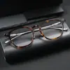 Monturas de Gafas de Lámina de Titanio Puro para Hombres y Mujeres, Monturas de Lámina de Titanio, Monturas de Gafas Personalizables para Graduación, Gama Alta y Elegantes para Miopía