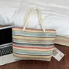Bolsa de Playa para Mujer 2026 Nueva Bolso de Gran Capacidad para el Trabajo Versátil Bolso de Hombro para Primavera y Verano Bolso para Estudiante Universitario