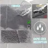 Alfombrilla gruesa de espuma viscoelástica para puerta, alfombrilla para puerta de entrada, juego de alfombrillas de suelo absorbentes antideslizantes para baño, alfombra simple para el hogar