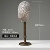 Perchero para Sombreros Soporte para Sombreros de Madera Maciza Estante de Exhibición Soporte de Almacenamiento para Tienda de Ropa Soporte para Sombreros para el Hogar Soporte Interior para Sombreros