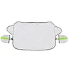 Cubierta para Nieve para Coche, Ropa para Coche Anticongelante y a Prueba de Viento, Cubierta para Parabrisas Delantero, Protector para Nieve, Suministros de Invierno Parasol para Coche