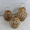Artesanato de bambu feito à mão lanterna pequena artesanato lanterna tecida de bambu Fábrica atacado
