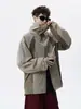 Chaqueta Transpirable de Malla con Bloqueo de Color para Exteriores, Protección Solar para Hombre, Abrigo con Capucha para Deportes de Verano, Top Holgado Estilo Montaña con Protección Solar 50+