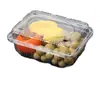 Caja de fruta desechable 382g con tapa, caja de embalaje transparente, caja para fresas, caja para conservación de sandía, caja de embalaje para pasteles