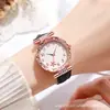Reloj para Mujer Estilo Coreano Estudiante Simple Moderno de Moda Estrella de Mar Casual Cuarzo Reloj para Mujer Mismo Estilo Fabricante de Relojes Venta Directa