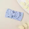 Diadema Ancha de Nuevo Estilo Transfronteriza de Color Dopamina con Lazo para Niños, Diadema de Nylon Suave y Elástica para Bebé de Alta Apariencia
