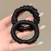 Goma para el pelo simple de satén estilo coreano para mujer, sujetador antideslizante para coleta alta, cuerda de pelo colorida, accesorio para el pelo elástico