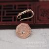 Broche de Decoração com Pino de Broche Banhado a Ouro Yiwu Preserva Cor DIY Cobre Inlaid Acessórios de Joia Estilo Antigo B1520