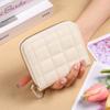 Hot-Selling Transfronterizo 2026 Nueva Cartera Plegable, Bolsa Linda de Tofu, Billetera para Monedas de Cuero Suave de Color Sólido, Gran Cantidad en Stock
