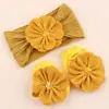 Conjunto de Meias e Faixa de Cabelo de Nylon para Bebê Recém-Nascido Florzinha Meias Antiderrapantes para Criança Pequena Meias de Bebê Acessórios de Cabelo para Cabeça