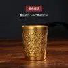 Tazón de lata para agua potable tailandesa vajilla importado de Tailandia estilo del Sudeste Asiático Dai plata Pao Ruda tazón tazón para postre de batido