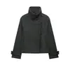 Ropa Nueva de Mujer de Primavera 2026 AliExpress Transfronteriza Temperamento Moda Casual Chaqueta Abrigo Cruzada 6318329