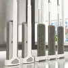 Mopa plana manos libres para suelos de madera, apta para uso tanto en húmedo como en seco, limpia eficazmente con una sola pasada, para uso doméstico