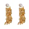 Pendientes Largos Exagerados de Serie: Accesorios de Oreja Únicos, de Alta Gama, Elegantes, Adelgazantes, Exquisitos, Modernos, Minimalistas