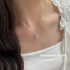 Collar Suchuang de plata esterlina S925 para mujer, estilo atmosférico, con cadena de clavícula de alta calidad.