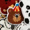 Etiqueta Bordada Original para Computadora Etiqueta de Toalla Animales de Dibujos Animados Accesorios para Ropa Accesorios Bolsa Manualidades Hechas a Mano Pegatina de Tela DIY