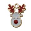 140 Desenhos animados Óleo Gota Liga Santa Elk Árvore Floco de Neve DIY Brincos Pulseira Pingente Jóias Acessórios