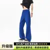Pantalones casuales de pierna acampanada extralargos para hombres altos, corte holgado, estampado de serpiente, estilo americano, talla grande, pantalones deportivos de pierna recta vintage 190