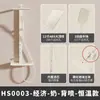 Prateleira Quadrada de Cor Creme Montada na Parede, Conjunto de Chuveiro com Display Digital Termostático, Chuveiro de Banheiro com Cabeça de Chuveiro Branco Leitoso de Aumento de Pressão