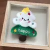 Pingente de Boneca de Natal Criativo Menina Chaveiro Versátil Pingente de Mochila Pingente de Decoração de Árvore de Natal Boneca