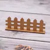 Cerca de Madeira para Casa de Bonecas, Acessórios de Modelo para Decoração de Micro Paisagem, Mini Cerca para Cena em Miniatura