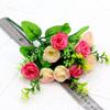Flores Falsas Feitas à Mão, Buquês de Flores Artificiais, Botões de Hibisco, Enfeites Artesanais para Hotel, Casa, Restaurante, Atacado para Decoração de Casamento