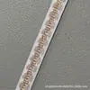 Encaje Decorativo Fragante Hecho a Mano Borde de Hilo de Seda Dorado Cinta Tejida Chaqueta Accesorios de Ropa Dorados y Plateados Accesorios para el Cabello DIY