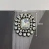 Accesorios de aleación de diamante barroco serie negro oscuro industria pesada retro pasador accesorios para el cabello zapatos con agujero flor material DIY