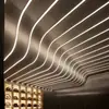Tira de luz LED de tubo de silicona, de montaje superficial, empotrada, extrusión integrada, moldeable, luz de línea flexible para exteriores, tira de luz impermeable
