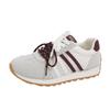 2025 Sapatos Brancos Femininos Verão Novo Estilo Coreano Ins Estudante Feminina Casual Esportes Versátil Sapatos Forrest Gump Rua DF61