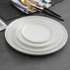 Estilo Nórdico Borde Dorado Cerámica Plato para Comida Occidental Plato Creativo Plato para Bistec Plato para Espagueti Plato para Desayuno Vajilla Popular de Internet