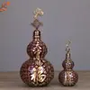 Adorno de Calabaza Bendición Oficial del Cielo de Latón Macizo, Calabaza Hueca Abierta para Atraer Riqueza y Prosperidad, Artesanía de Calabaza para Inauguración de Casa