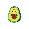 Broche de Aleación Creativo con Forma de Aguacate de Gato Astronauta Accesorios Insignia de Fruta Asimétrica de Dibujos Animados Hebilla Fija