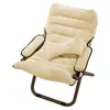 Tumbona Plegable Dormitorio Estudiantil Oficina de Computación Silla Cómoda para Descanso del Almuerzo Siesta Silla con Respaldo para Persona Perezosa Silla Sofá