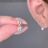 Kawaii Lindo Tornillo de Hueso de Oreja de Conejo Dibujos Animados Tornillo de Hueso de Oreja Espiral Pendiente de Oreja Ins Animal Pendientes de Conejo