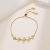 Pulsera Ajustable de Cola de Pez con Circonita Pavé Micro Completa de Diamantes para Mujer Fábrica de Origen Joyería de Moda de Estilo Coreano Pulsera