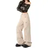Jeans Acampanados Color Albaricoque para Trabajo para Mujer Verano Nuevo Talla Grande Chica Popular Cintura Alta Ajustados Moda Pantalones de Trabajo Largos hasta el Suelo