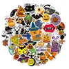 Novos Adesivos de Abóbora 50 à Prova d'Água Tema Desenho Animado Festa de Morcego Graffiti Mala Computador Adesivos de Halloween