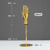 Mão de Manequim Adereço Loja de Roupas Vitrine Exposição Banho Ouro Prata Mão Falsa de Manequim Mão Articulada Ornamento