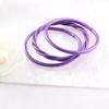 Pulsera de plástico pintado de 3 capas, silicona, tubo hueco, lámina de oro imitación, pulsera de gelatina, pulsera de cuerda retorcida, salida de fábrica