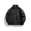 Yidao Roupas Vintage 2026 Outono Novo Retrô Americano Gola Alta Jaqueta de Couro PU Masculina Street Hip-Hop Estilo Motociclista Casaco