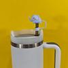 Tapón de Pajita de Silicona Dibujo Animado Animal Lindo 10mm Tapa Antipolvo para Pajita de Vaso de Agua Silicona de Grado Alimenticio Tapa de Pajita Universal