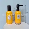 250ml Qi Laranja Evitar Luz Novo Frasco Tônico Limpador Facial Emulsão Cuidados com a Pele Frasco de Reposição Viagem Hotel