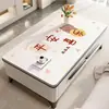 Tapete para Mesa de Centro, Resistente ao Calor, Pode Ser Usado como Toalha de Mesa, Impermeável e à Prova de Óleo, Tapete de Silicone para Mesa de Jantar, Toalha de Mesa de Luxo Leve de Alta Qualidade para Sala de Estar, Não Precisa Lavar