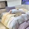 Juego de cuatro piezas color viento funda nórdica sábanas para el hogar mezcla y combina pequeño fresco dormitorio de estudiantes juego de cama de tres piezas al por mayor