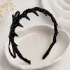 Diadema Negra de Estilo Coreano con Puntos Blancos, de Caña Alta, con Dientes y Características Antideslizantes para Mujer, Adecuada para el Uso Diario, Nuevo Accesorio para el Cabello 2026